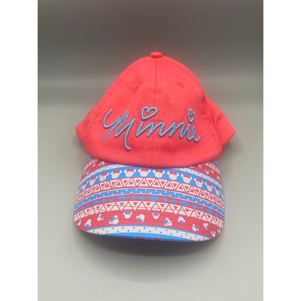 Disney Parks Authentic Minnie Mouse Baseball Cap Adjustable Girls Youth 54-58cm